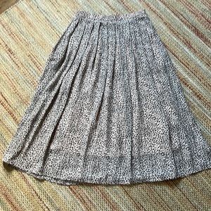 Target leopard midi skirt.